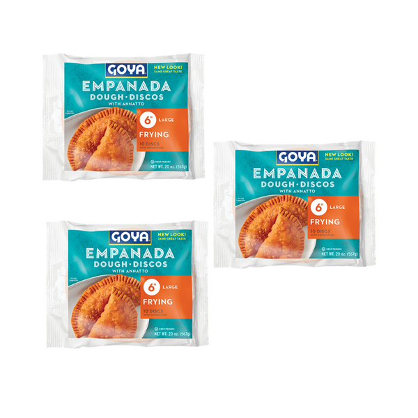 3 Pack Discos Grandes de Empanadas para Freir | GOYA