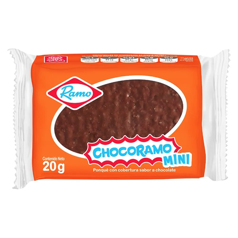 2 pack Mini Choco Cake Chocoramo - 20 unidades