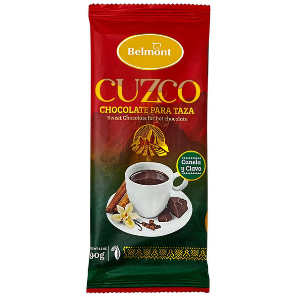 Chocolate de Taza Cuzco "Clavos y Canela"| 90gr | Belmont Peru