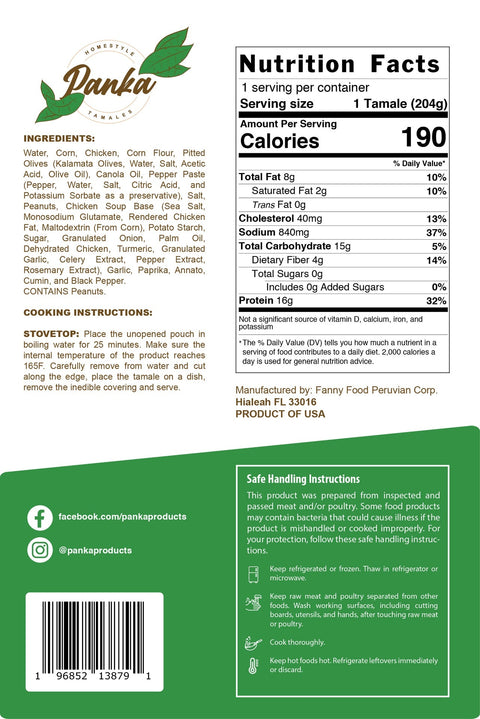 Peruvian Chicken Tamales | 2 units