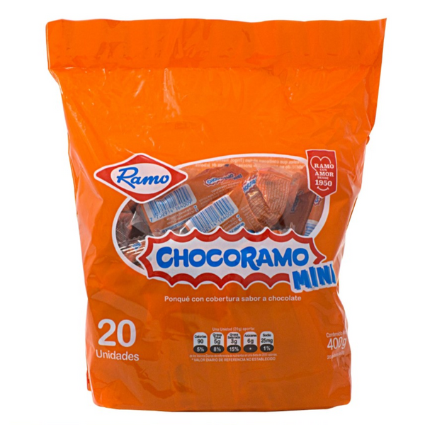 Mini Choco Cake Chocoramo | 20 Unidades