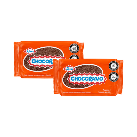 2 pack Choco Cake 5 unidades Chocoramo
