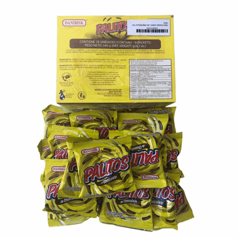 Palitos de Chocolate |18 unidades | Danibisk -  Default Title