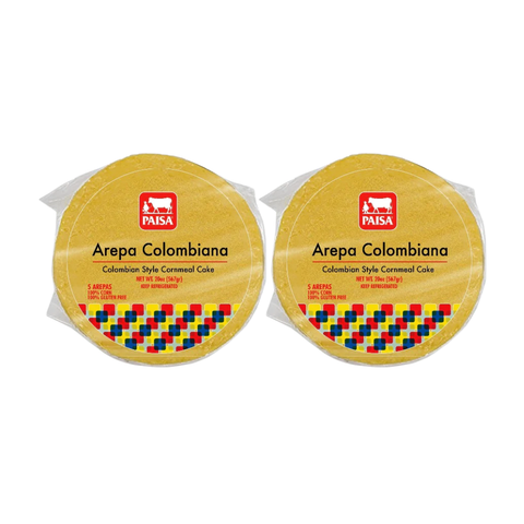 2 Pack Arepas Colombianas | 5 Unidades | PAISA