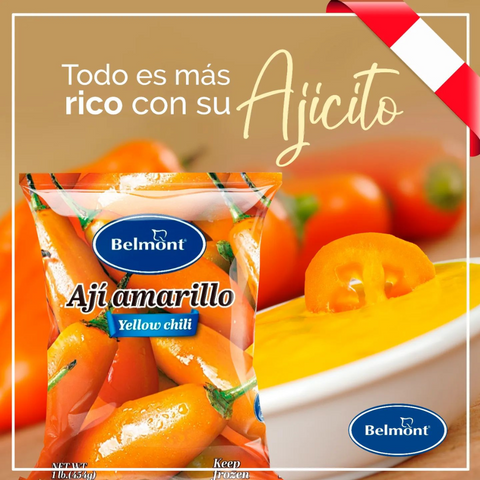 Aji Amarillo Entero Congelado | 1Lb | Belmont Peru