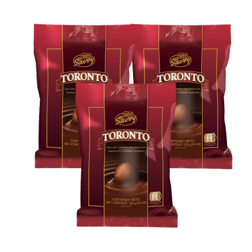 3 Pack Toronto bag 125gr