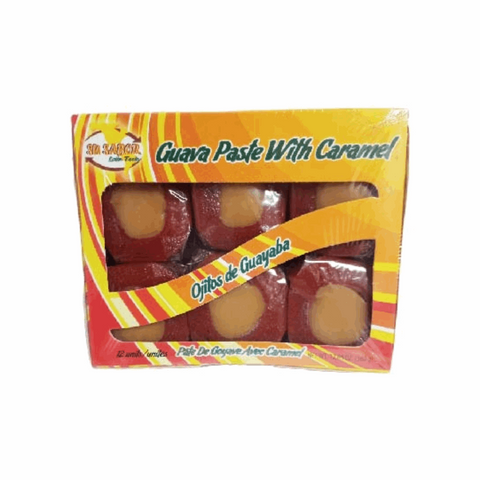 Guava and Dulce de Leche Snacks (Ojitos) | 12 units | Its Flavor