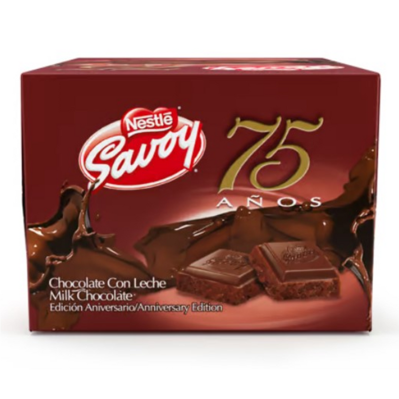Chocolate de Leche Savoy 75 aniversario | 10 unidades