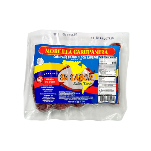 2 Pack Morcilla Carupanera Su Sabor - 1Lb