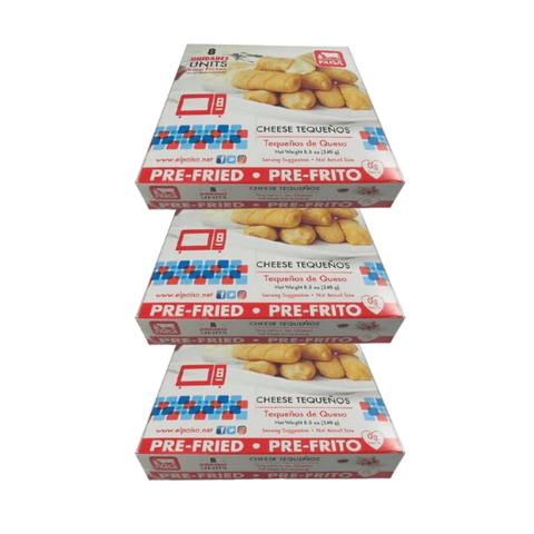 3 Pack Tequeños de Queso Precocidos - 8 Unidades - PAISA