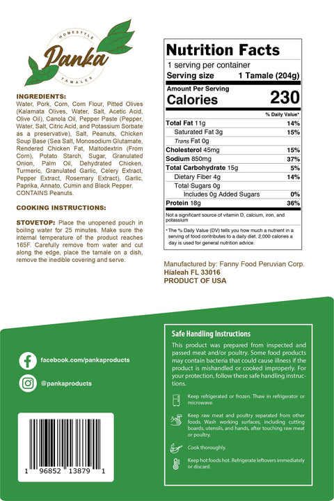 Peruvian Pork Tamales | 2 units