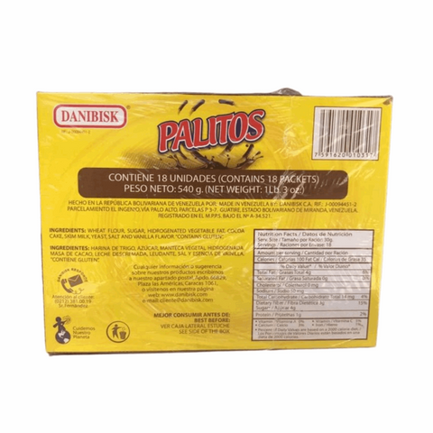 Palitos de Chocolate |18 unidades | Danibisk -  Default Title