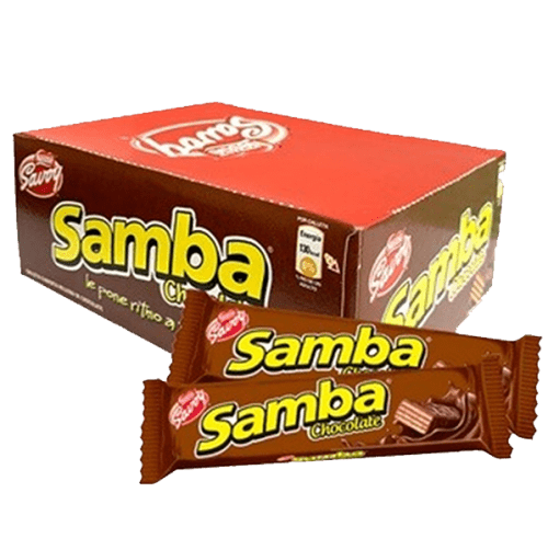 Caja de Samba de Chocolate | 20 Unidades | Savoy