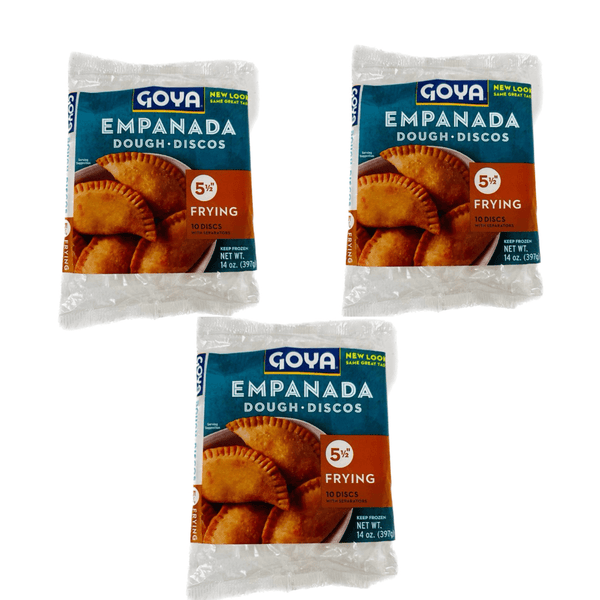 Goya Empanada Dough Disks for Frying | 3 packages