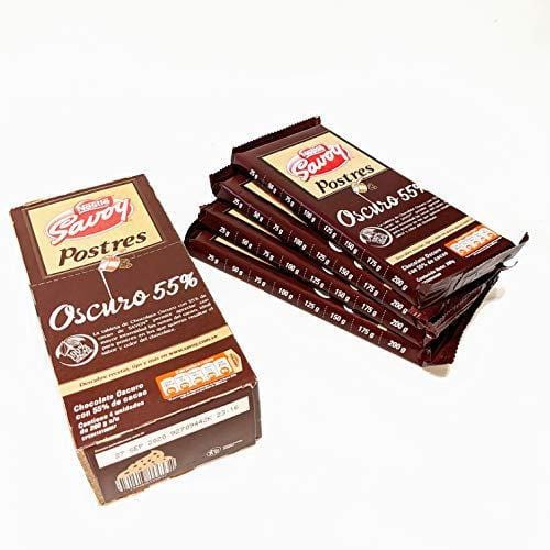 Dark Savoy Chocolate for Desserts 55% | 4 tablets